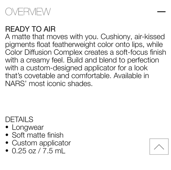 NARS Air Matte Lip Color in Shag (Rose Nude) - Picture 7 of 12